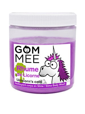 Slime moussante rhume de licorne