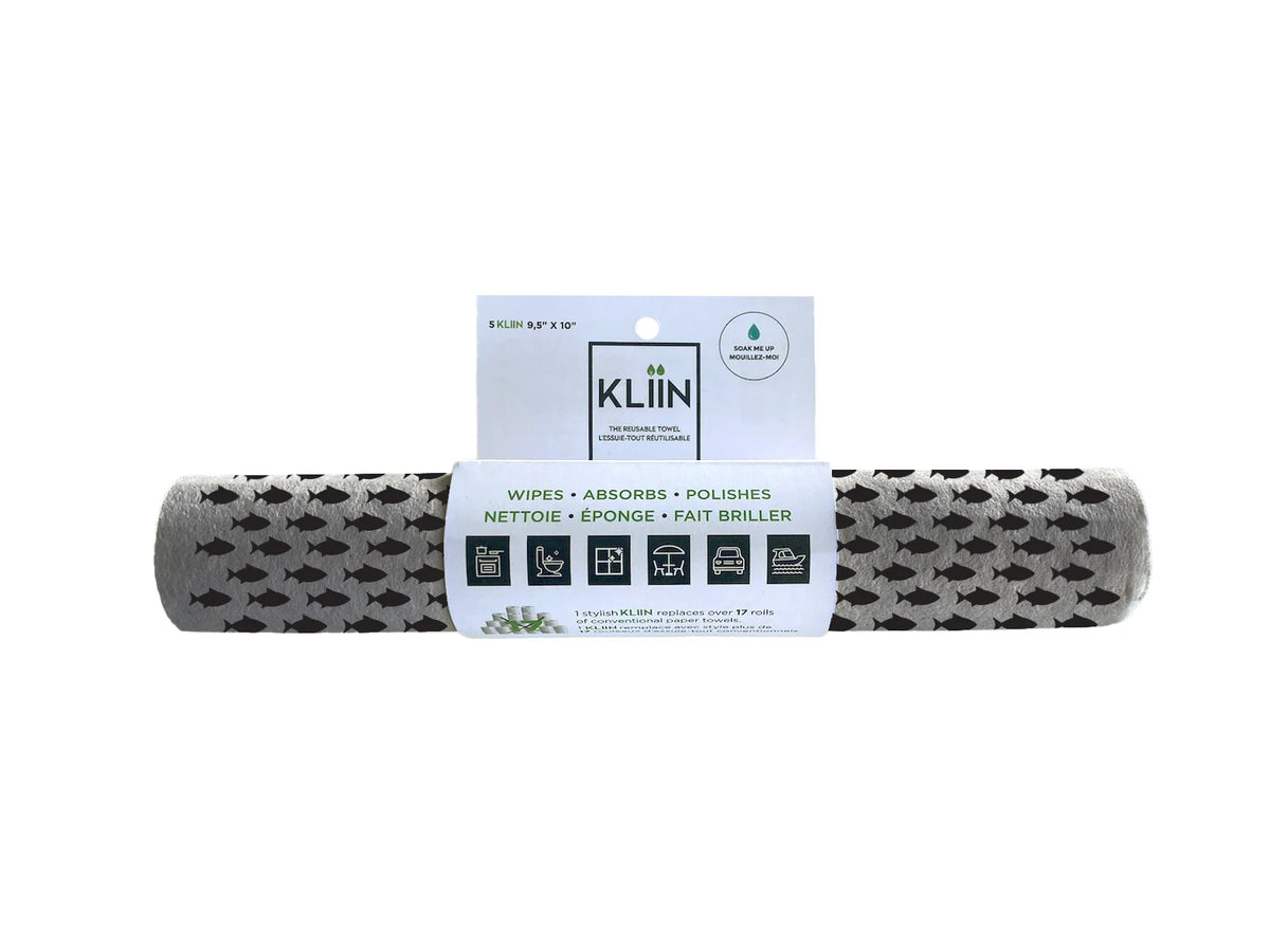 Rouleau essuie-tout réutilisable et compostable