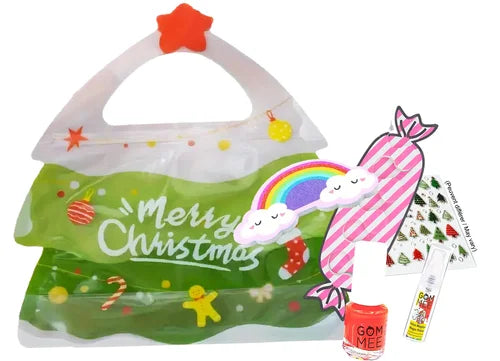 Ensemble Manucure Pedicure Sapin de Noël Enfant