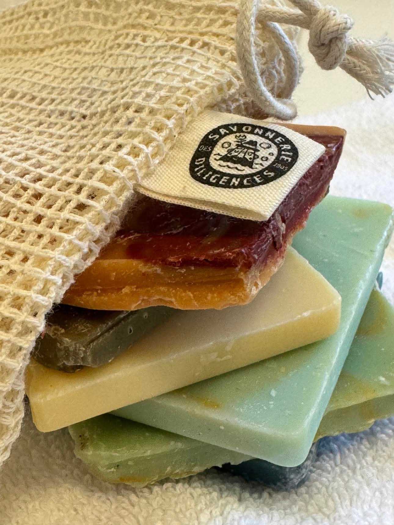 Pochette sauve-savon et 200 g de retailles