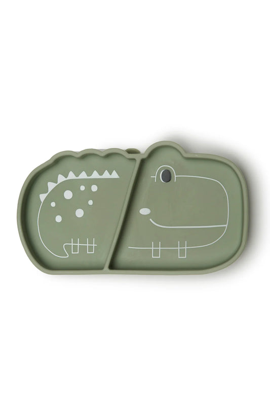 Assiette à goûter en silicone - Born to be Wild Alligator