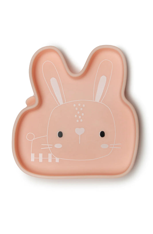 Assiette à goûter en silicone - Born to be Wild Lapin