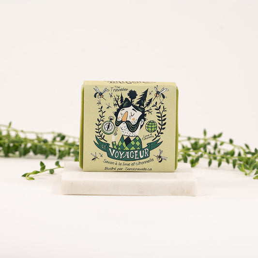 Savon Le Voyageur - lime et citronnelle