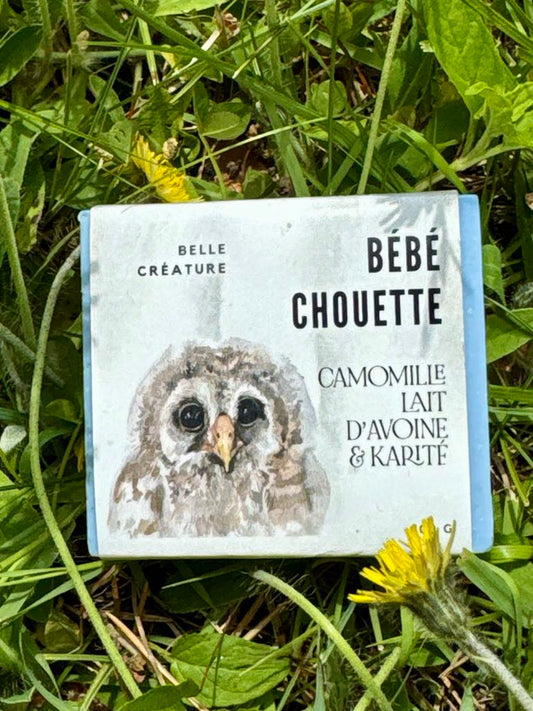 Savon Bébé Chouette (sans huile essentielle, sans fragrance)