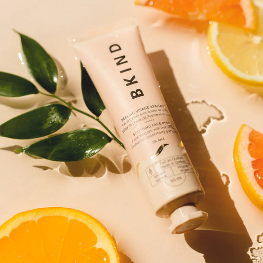 Peeling apaisant pour le visage aux AHA
