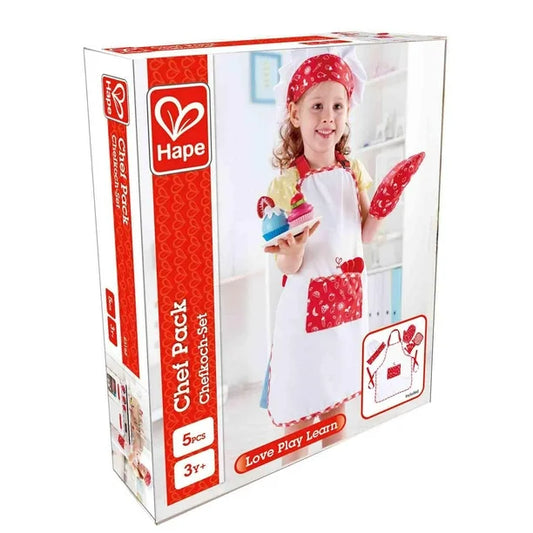 Ensemble de jeu de chef avec accessoires de cuisine pour enfants