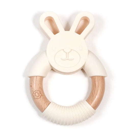 Hochet – Animal: Lapin Ivoire