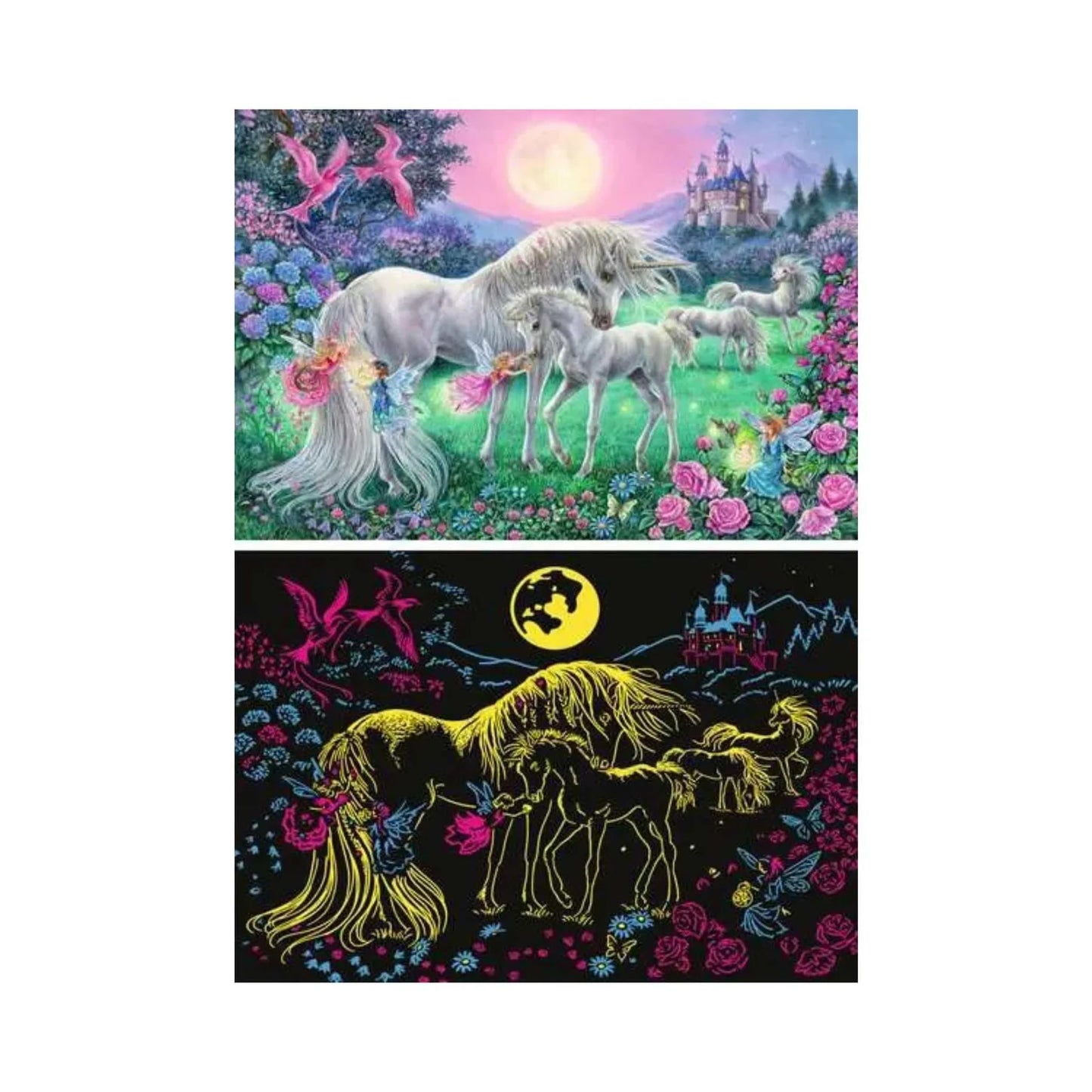 Licornes au clair de lune 100 mcx