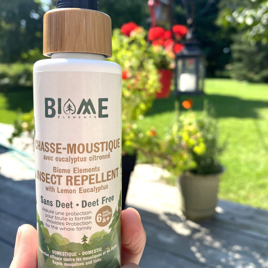 Chasse-moustique avec eucalyptus citronné