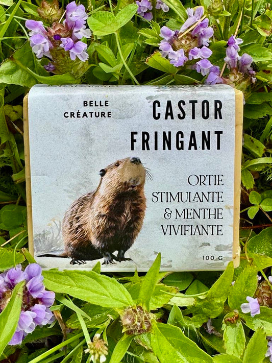 Savon Castor Fringant - genévrier et menthe verte