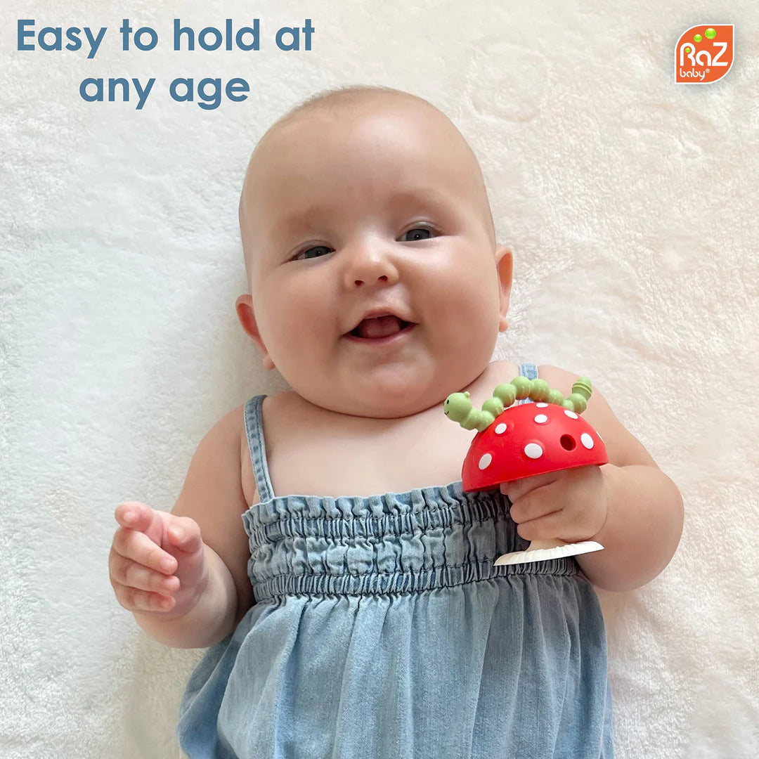 Anneau de dentition en silicone Chompy le champignon