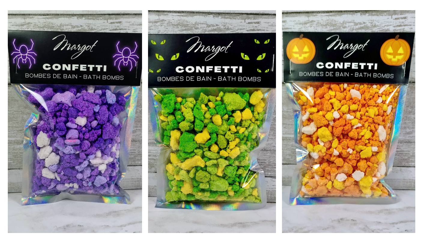 Confettis effervescents Halloween