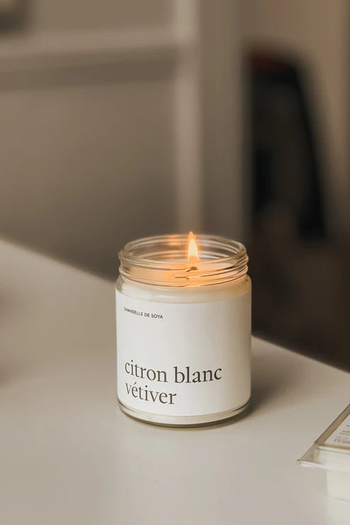 CHANDELLE DE SOYA - Citron blanc vétiver