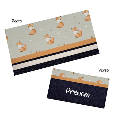 Protège carnet de santé - Renardeaux