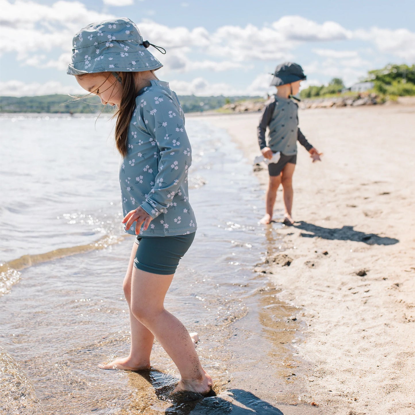 Short de plage - Sarcelle