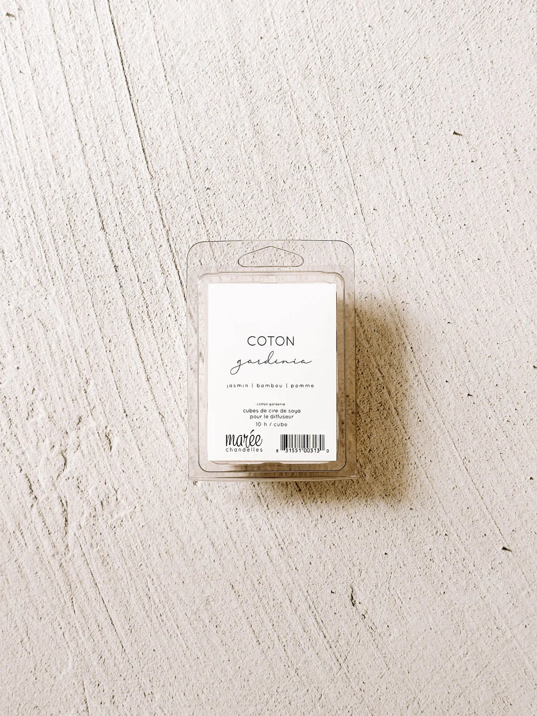 CUBES DE CIRE DE SOYA POUR DIFFUSEUR - Coton Gardénia