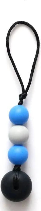 Zip-Bulle à mordiller Bleu
