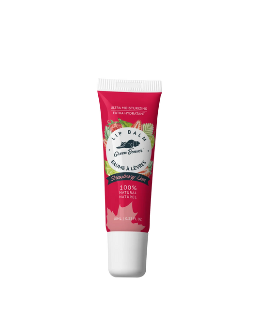 Baume à lèvres fraise-citron vert – ultra hydratant