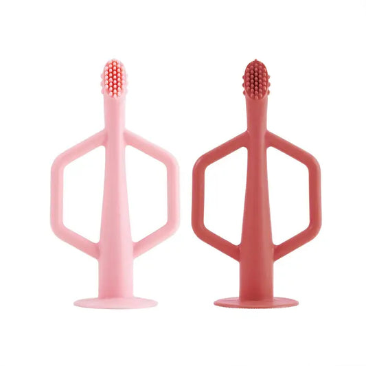 Brosse à dents d'entraînement en silicone (paquet de 2)