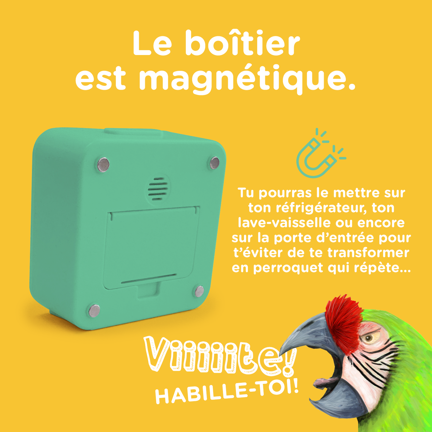 Mini minuteur visuel magnétique