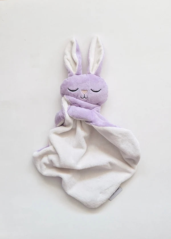 Doudou Lapine - Marguerite lilas endormie