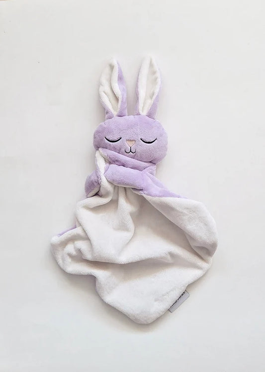 Doudou Lapine - Marguerite lilas endormie