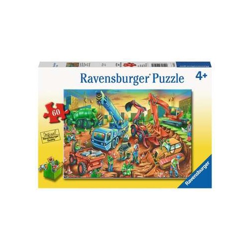 Ravensburger - Puzzle 60 pièces - L'équipe de construction