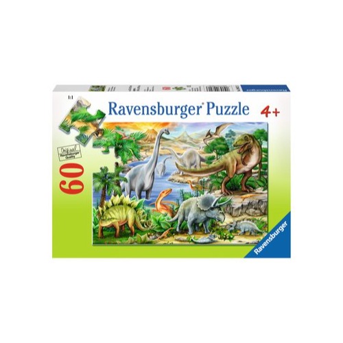 Ravensburger - Puzzle 60 pièces - La vie préhistorique