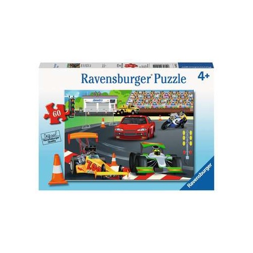 Ravensburger - Puzzle 60 pièces - Un jour de circuit