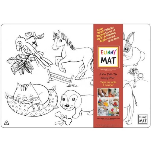 Mon livre de coloriage : Les animaux super-heureux pour les tout-petit –  Little Nappy