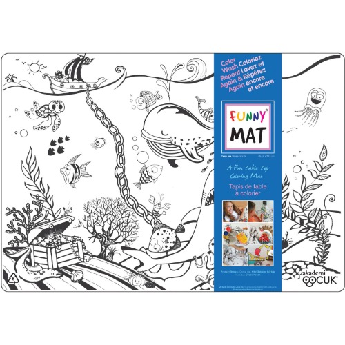 Funny Mat - Napperon à colorier La mer