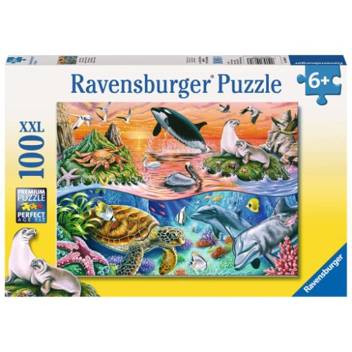 Ravensburger - Puzzle 100 pièces Océan coloré