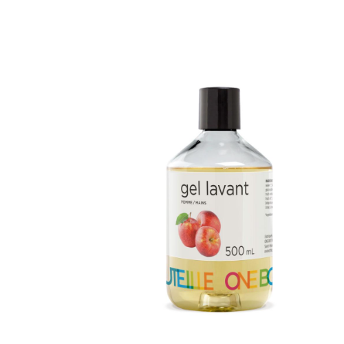 One Bottle- Gel lavant pour les mains pomme 500ml