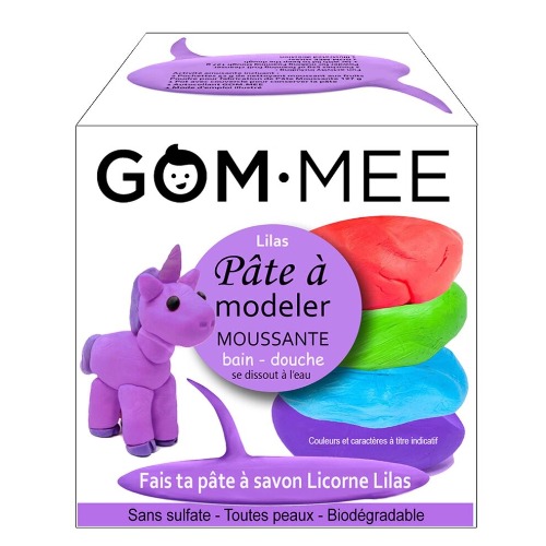 Gom-Mee - Pâte à modeler moussante Licorne