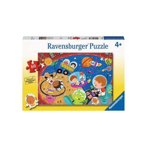 Ravensburger - Puzzle 60 pièces S'amuser dans l'espace