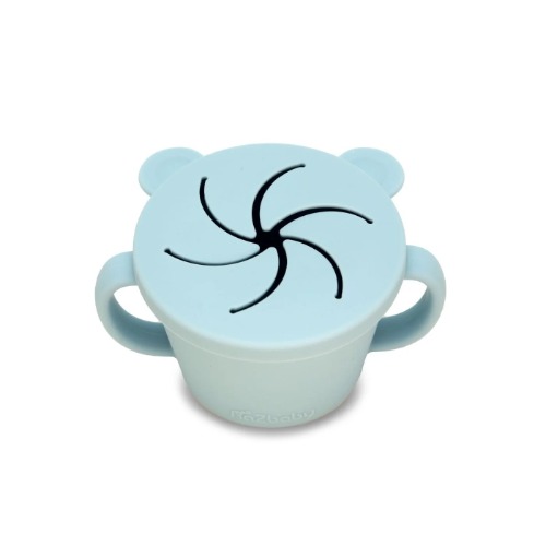 Razbaby oso silicone snack cup- Blue Moon