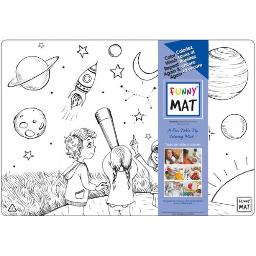 Funny Mat - Napperon à colorier Les étoiles