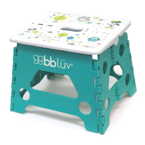 BbLüv -Stëp: Tabouret marchepied pliable pour bébé turquoise
